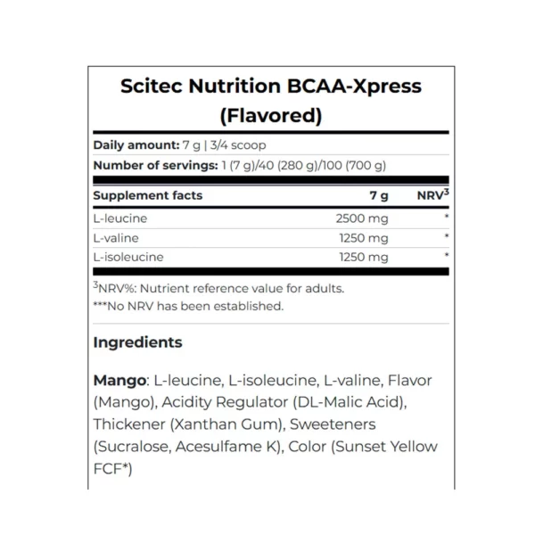 SCITEC-Bcaa Express-280g - Image 3