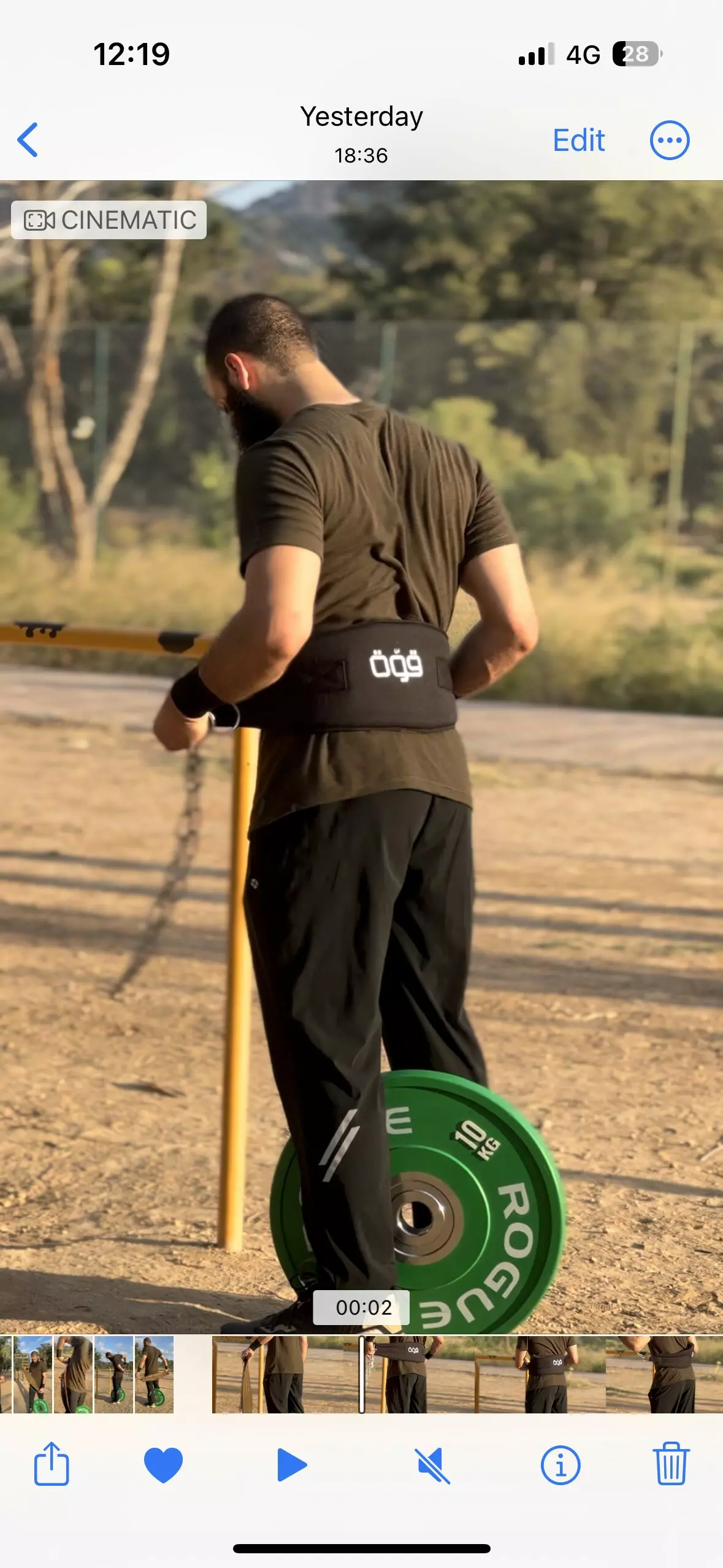 Weight belt | حزام الأثقال – Image 2