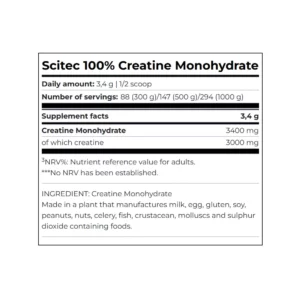SCITEC - CREATINE MONOHYDRATE 300GR - Image 2