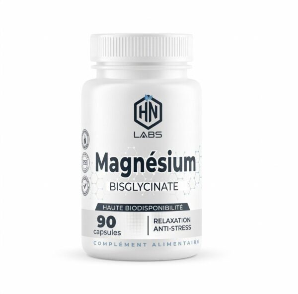Magnésium bisglycinate, 90 gélules
