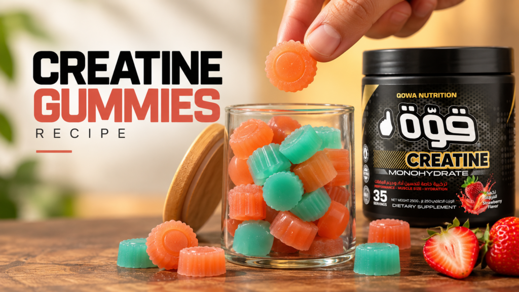 Gummies à la créatine : la recette maison en 3 ingrédients
